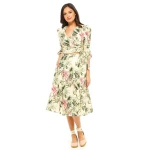 Gal Meets Glam Stevie Floral 2 Piece Set Size 18